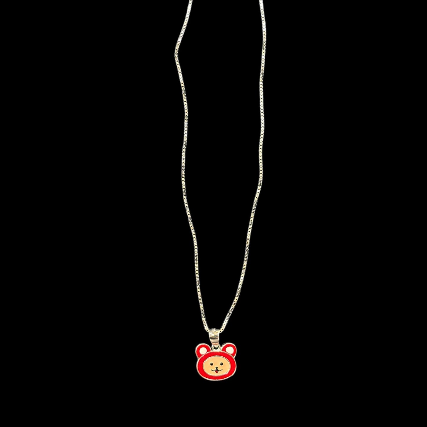 Cute Bear Pendant with Chain