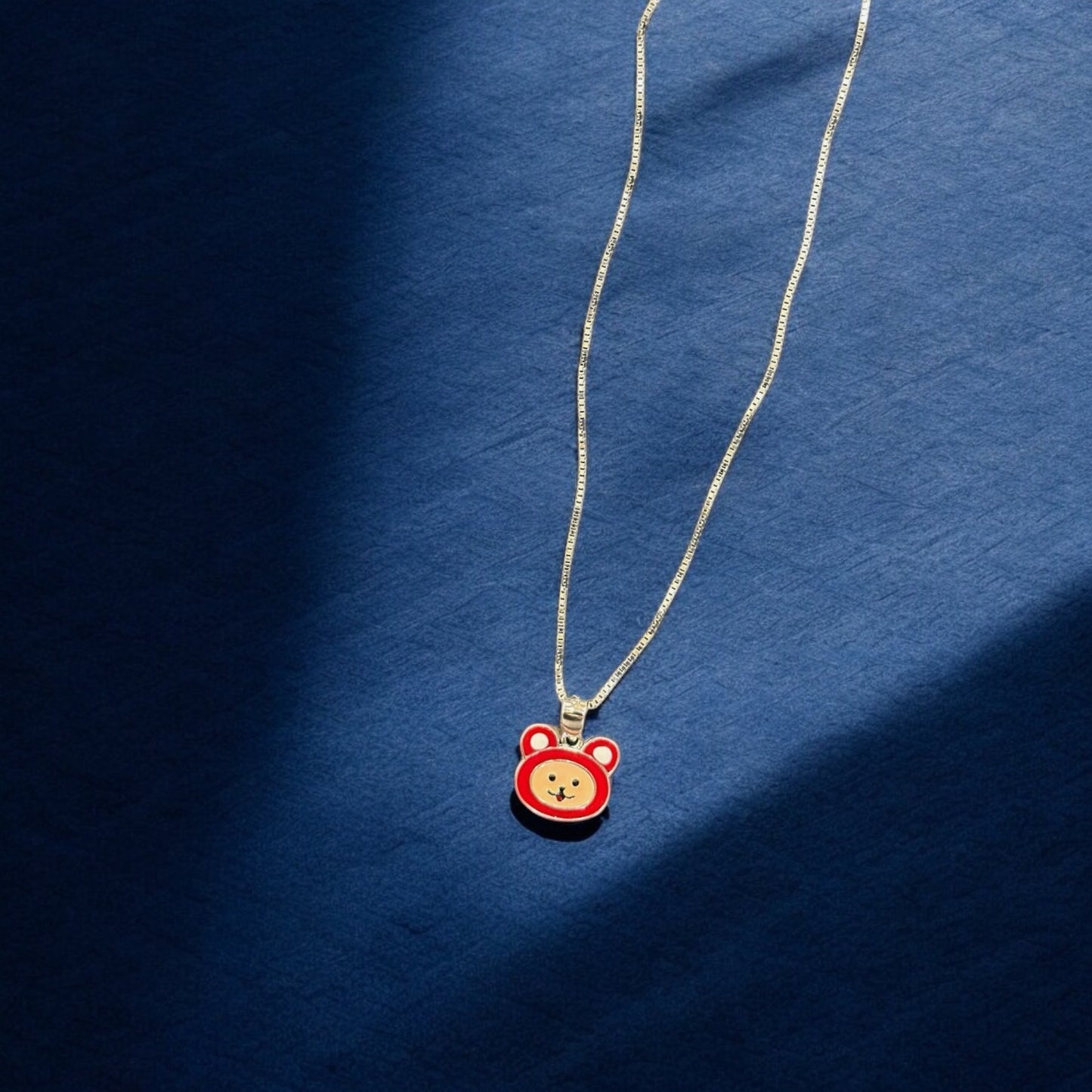 Cute Bear Pendant with Chain